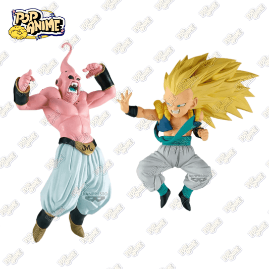 Figurines Dragon Ball Z – Match Makers Gotenks SSJ3 vs Majin Boo