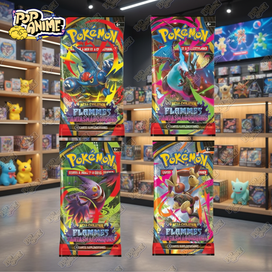 Pokémon – Booster Flammes Fantasmagoriques | Édition Collector | Vente Limitée (2 par personne)