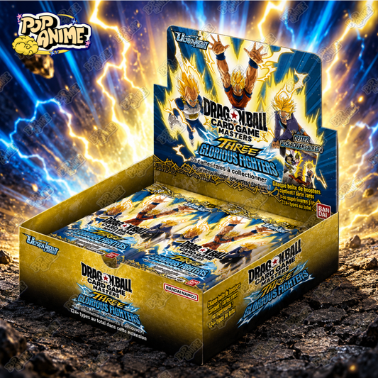 Dragon Ball Super Masters - Display de 24 boosters B30 : Three Glorious Fighters
