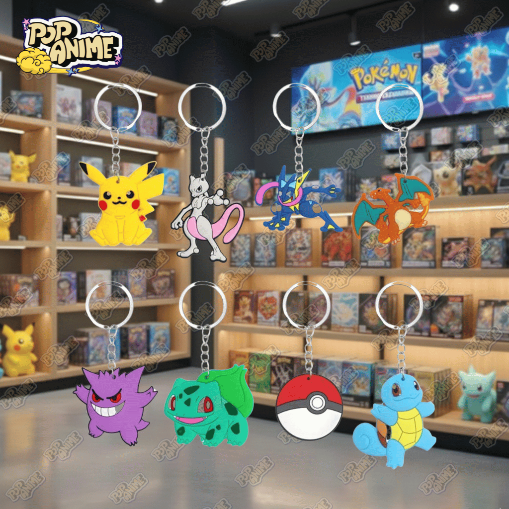 Pack de 8 porte clés Pokémon